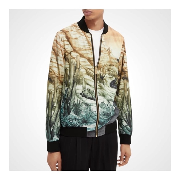 Scotch & Soda Reversible Printed Bomber - Picture 1 of 13